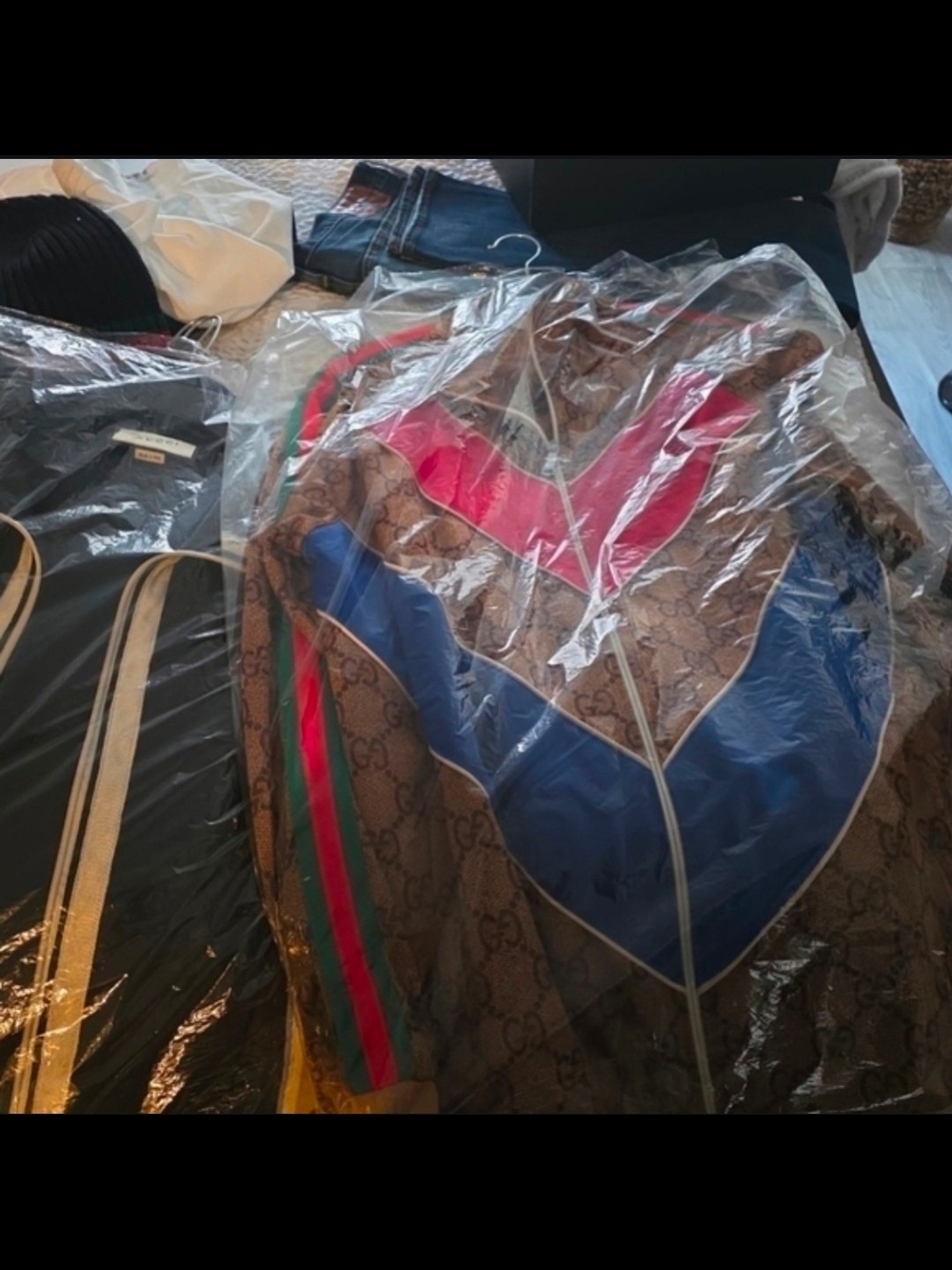Gucci GG Supreme Technical Chevron Jacket - Picture 10 of 12